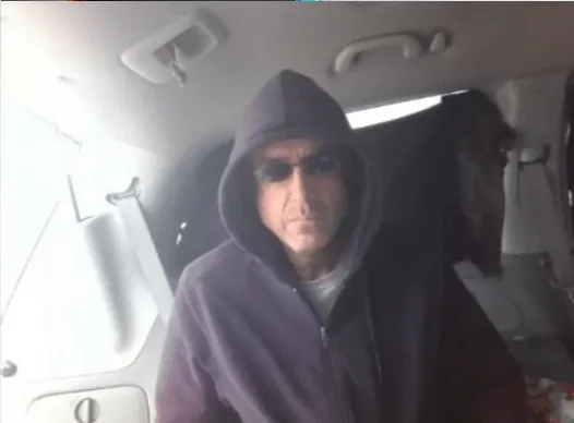 terry davis on his van